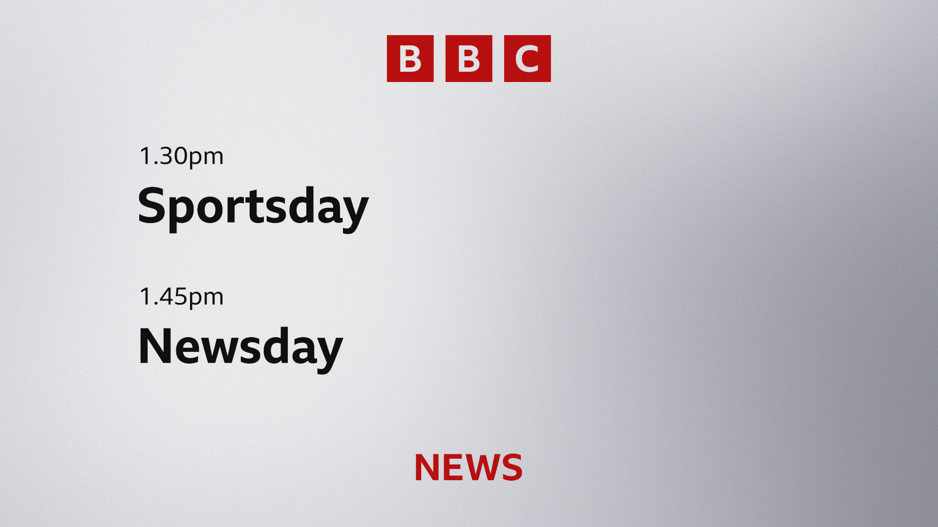 BBC News Rebrand